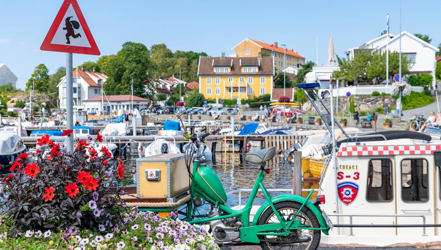 Nisseskiltet i Drøbak båthavn