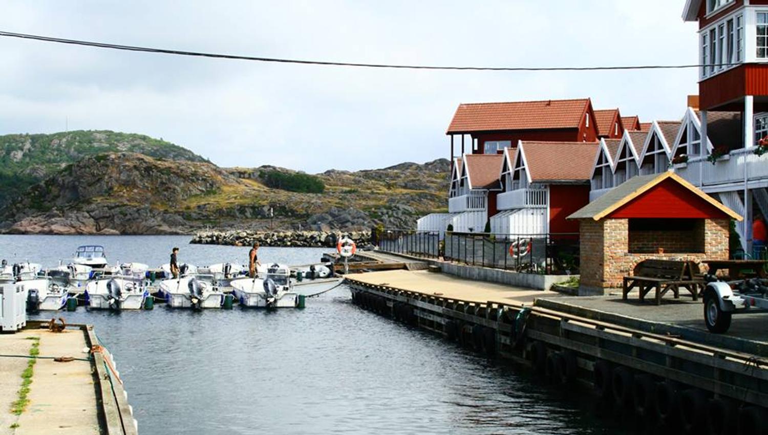 Båter ved kaia i Korshamn