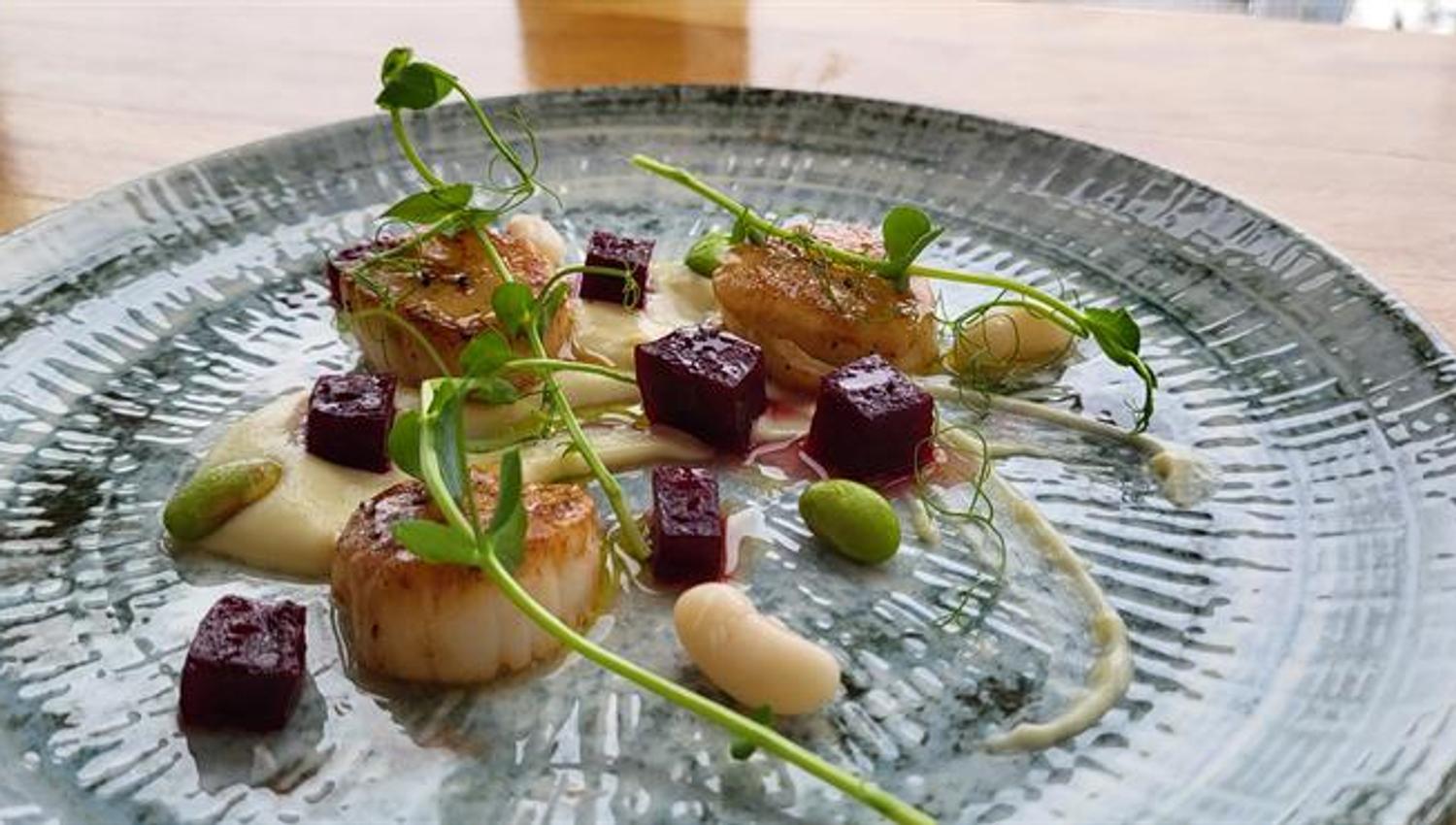 mat som serveres hos Restaurant Sjøloftet