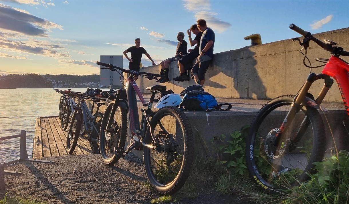 Trail cycling in the archipelago