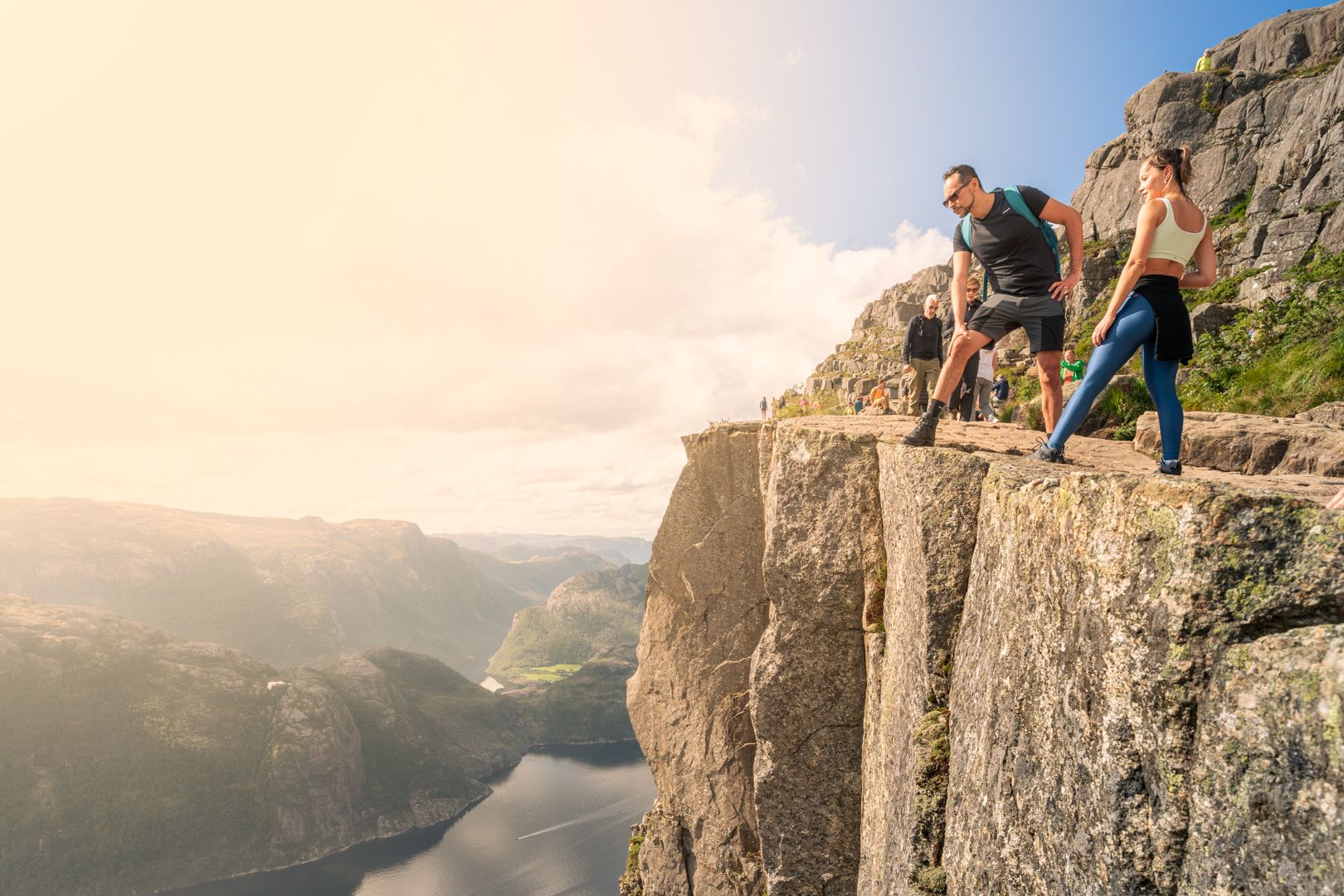 Close to the edge, be careful! 