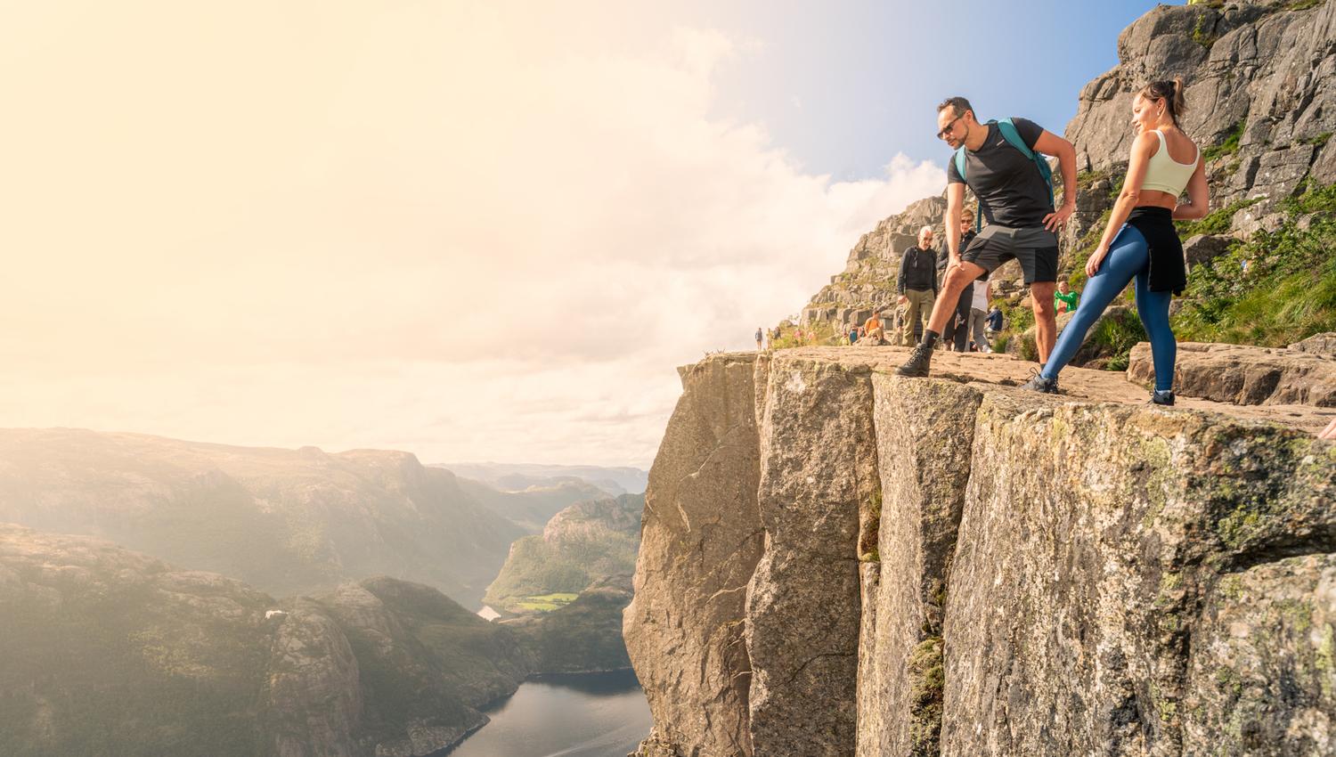 Close to the edge, be careful!