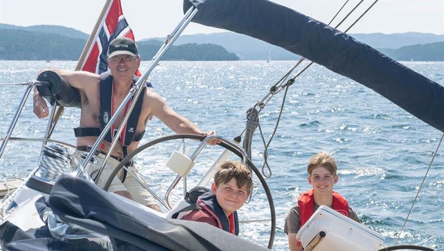 Sailing on a close reach