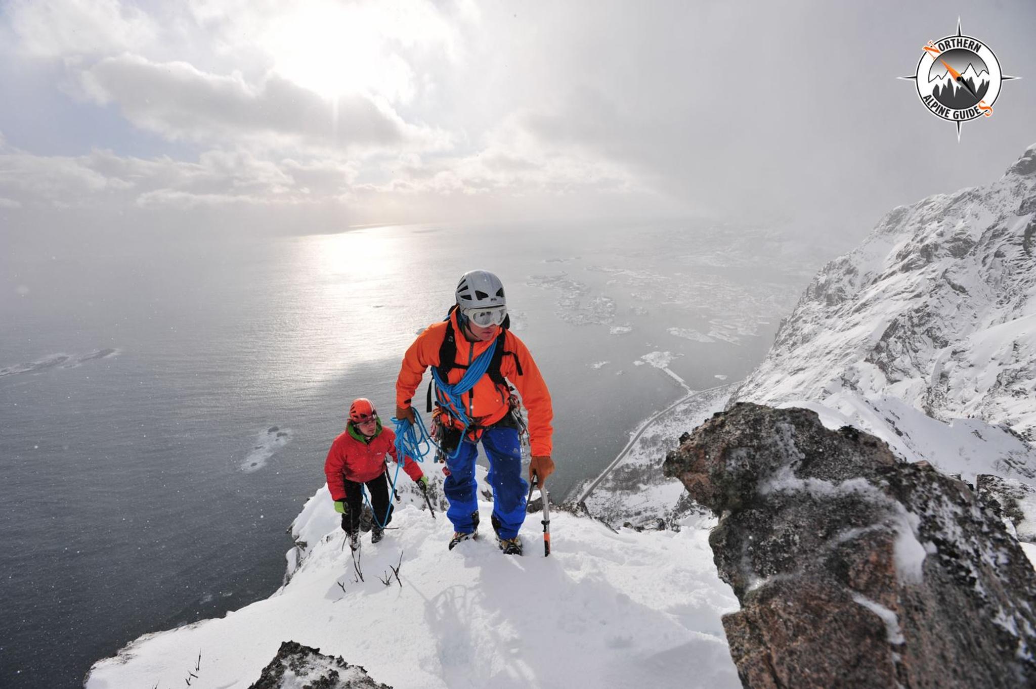 Alpine Ice Climbing with a IFMGA certified Mountain Guide