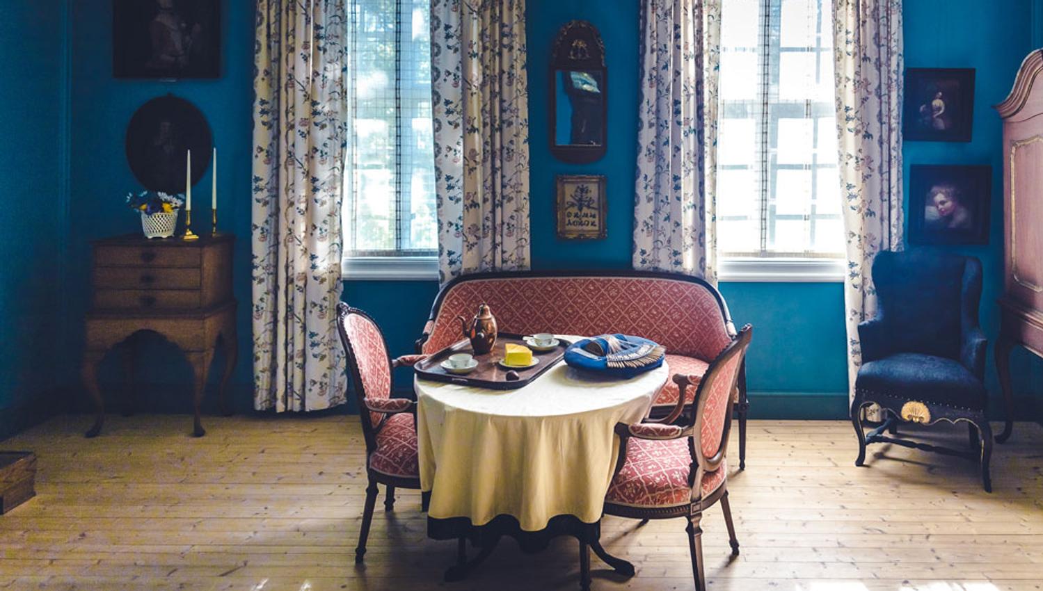 living room at Sondre Brekke main farm