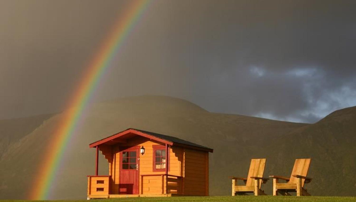 Hytte ved Stave Camping