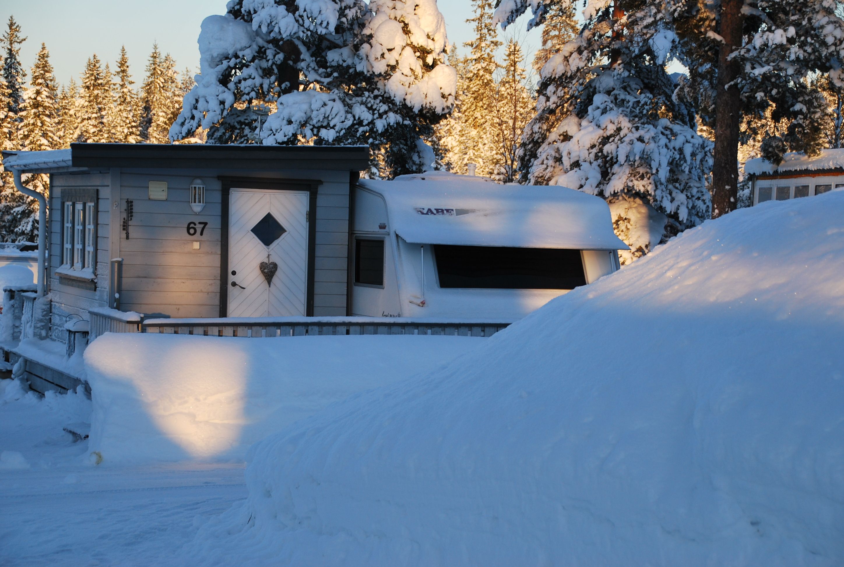 Campingvogn vinter