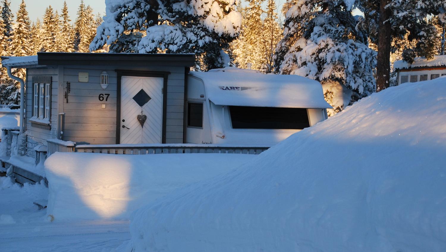 Campingvogn vinter