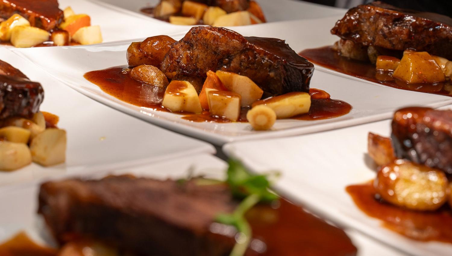 Tempting dinner dishes from Varde’s kitchen.