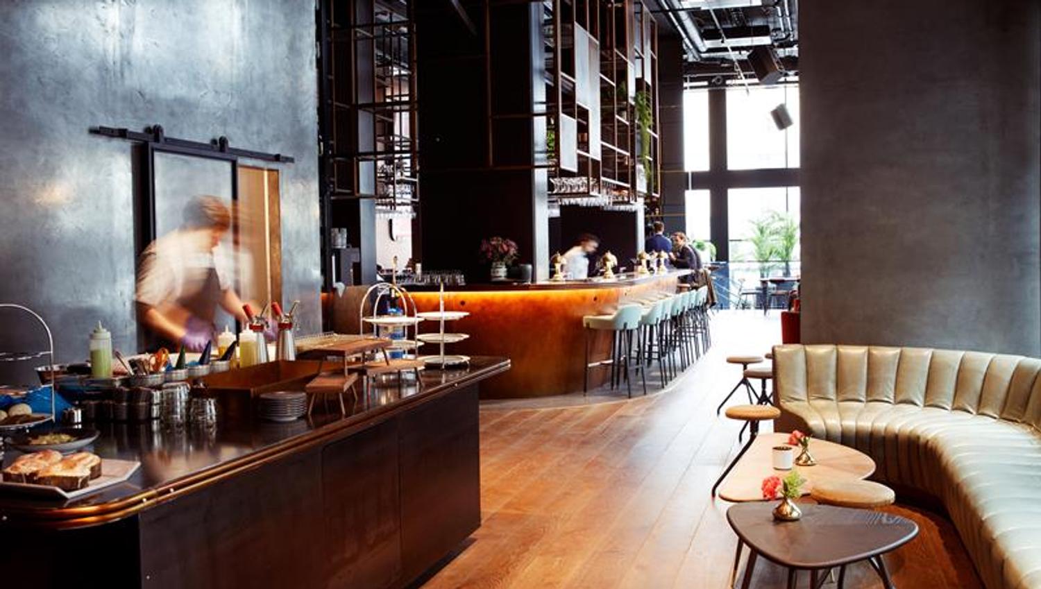 Hub Bar with coffee and snacks