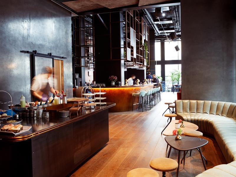 Hub Bar with coffee and snacks
