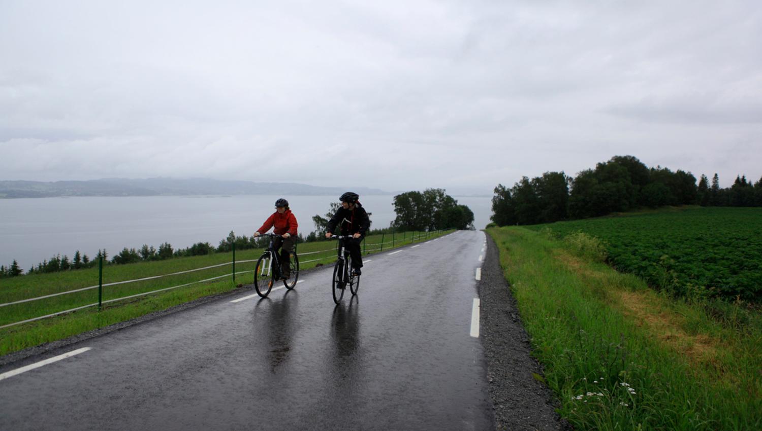 Sykkeltur Ytterøy rundt. Foto: Steinkjerfotografen