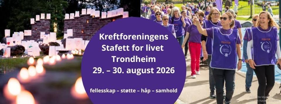 The Danish Cancer Society's Relay for Life Trondheim 2026