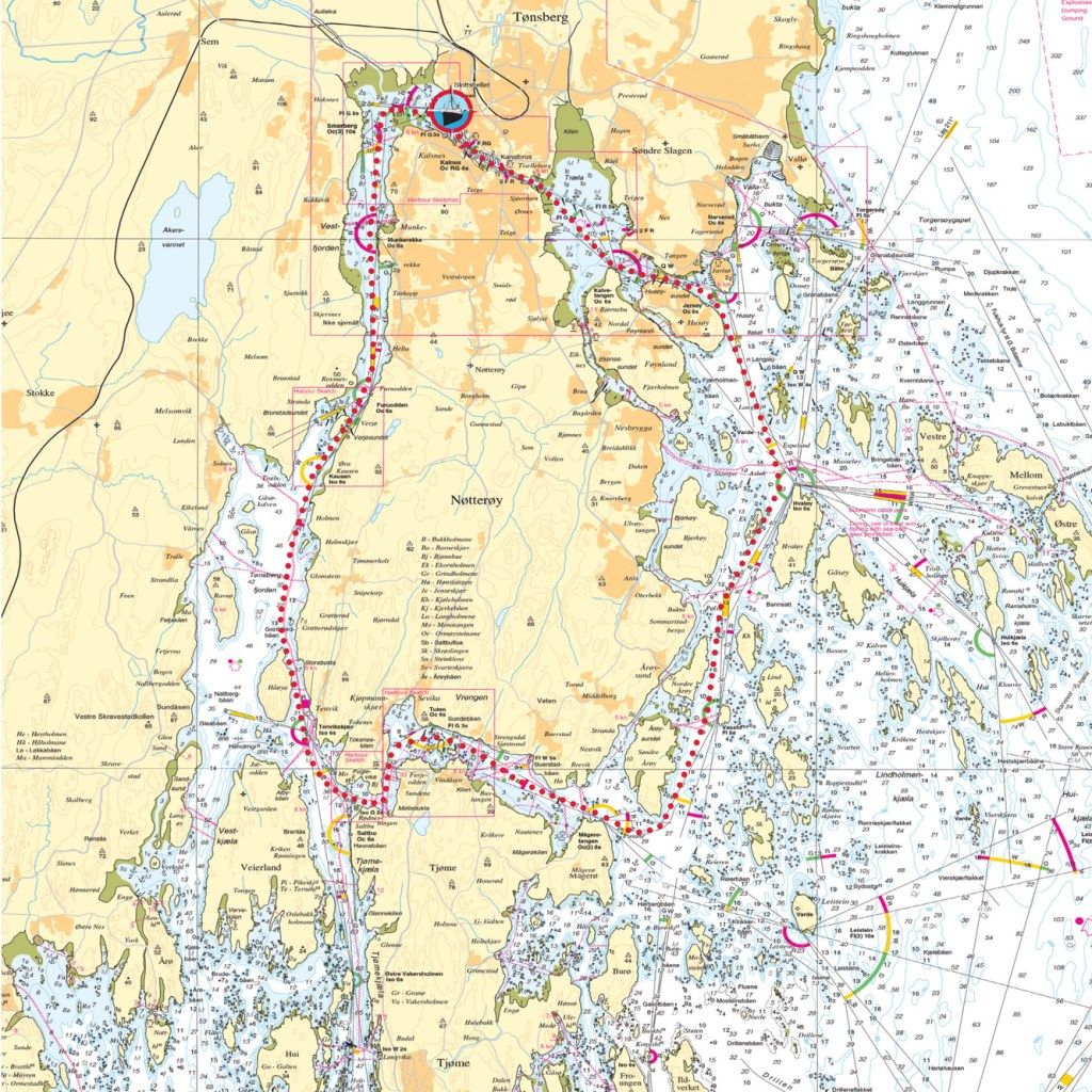 Map of the archipelago