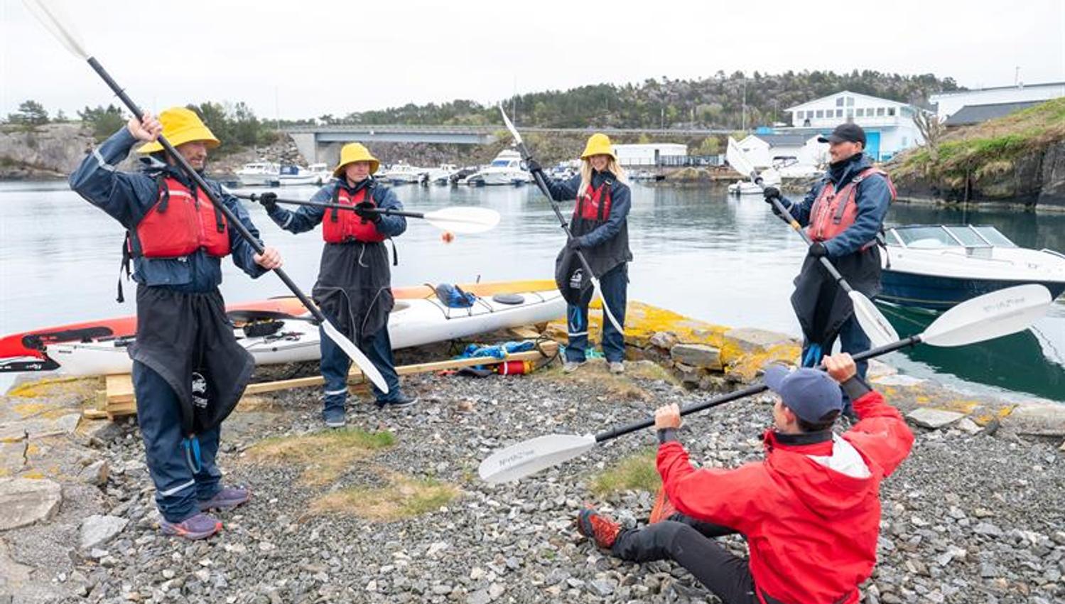 Guided kayak trip