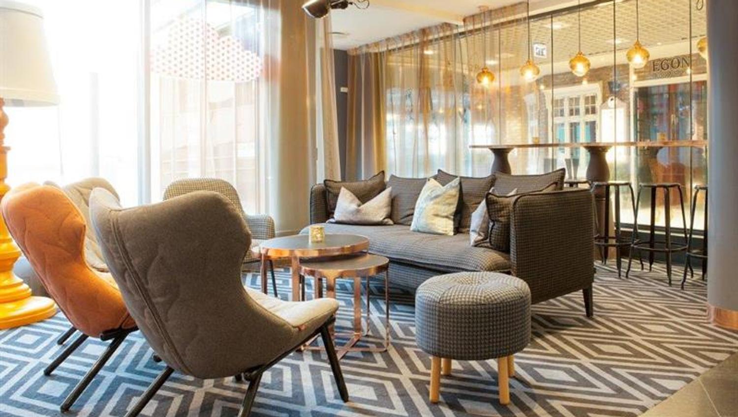 seating in the lobby