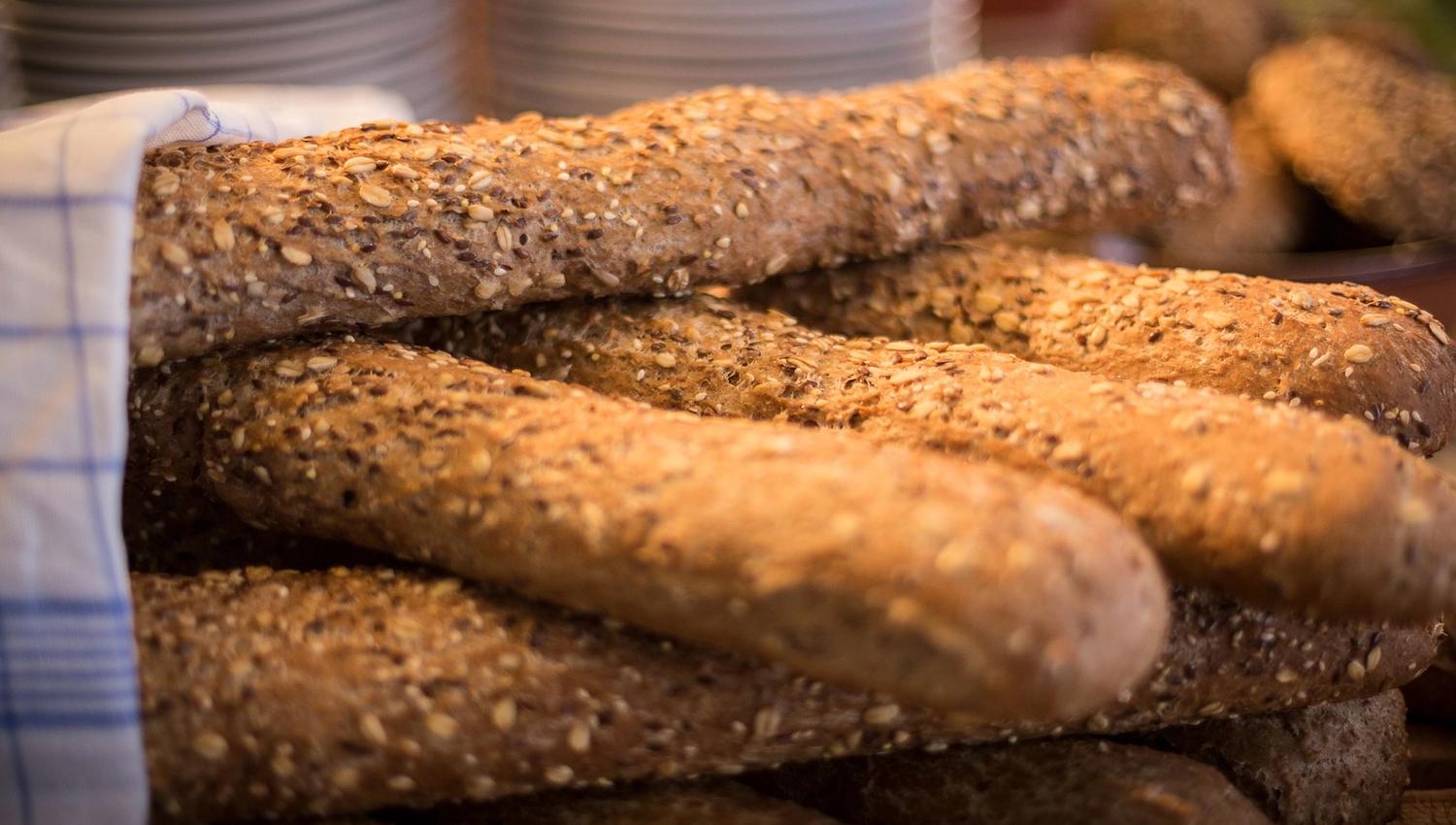 Ferskt hjemmebakt brød