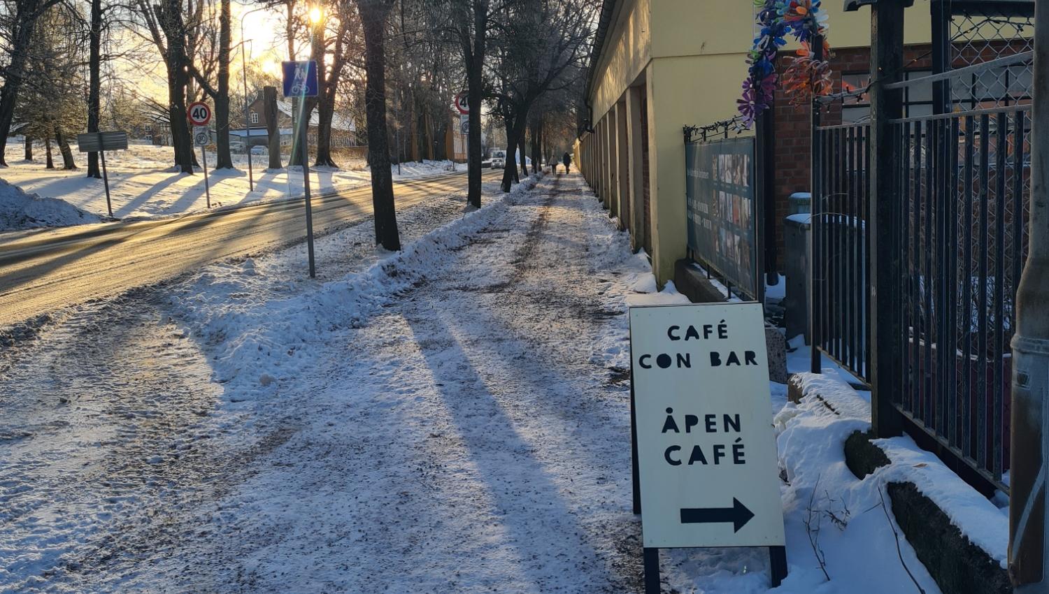 Velkommen inn - åpen café