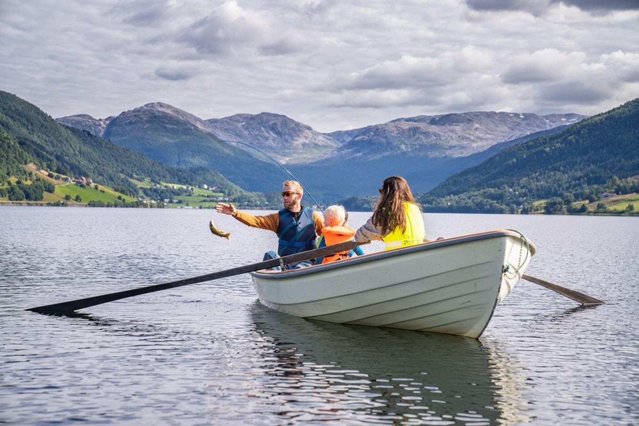 Family friendly trout fishing in freshwater