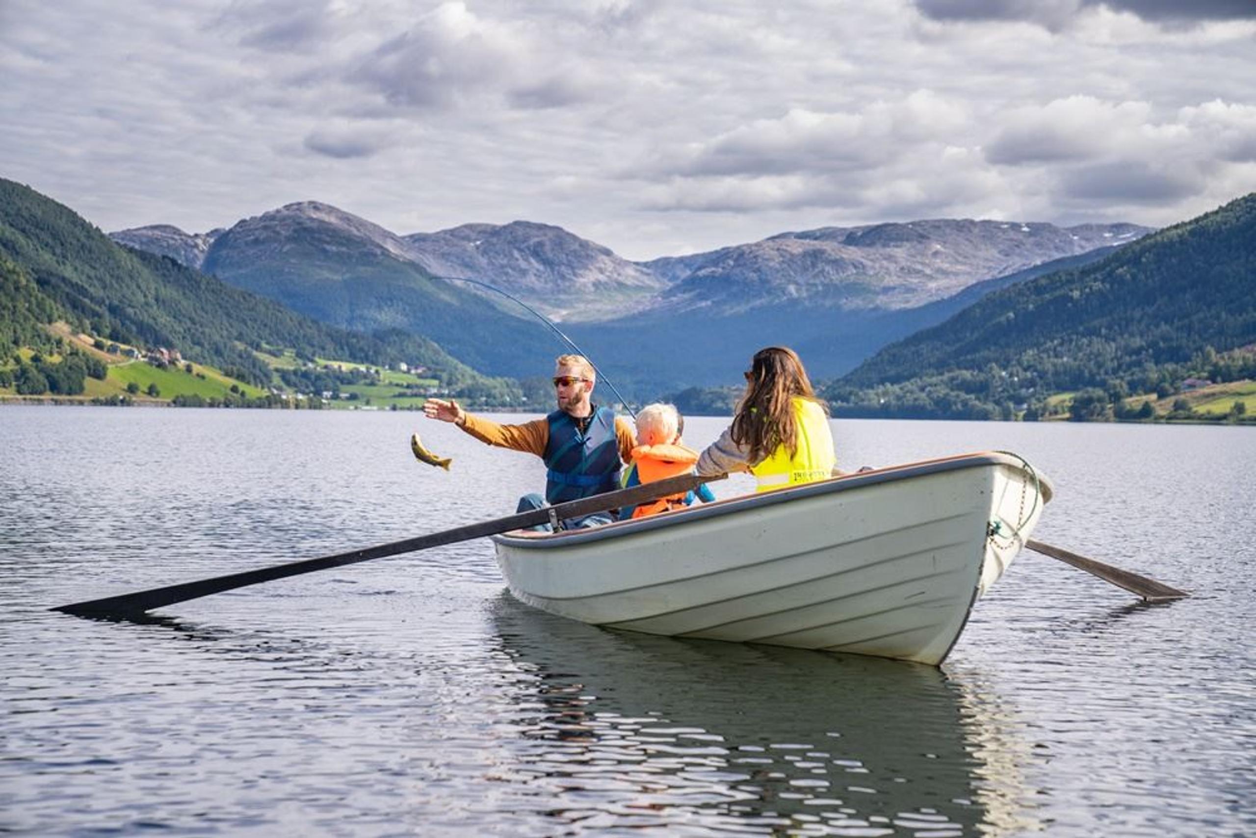 Family friendly trout fishing in freshwater