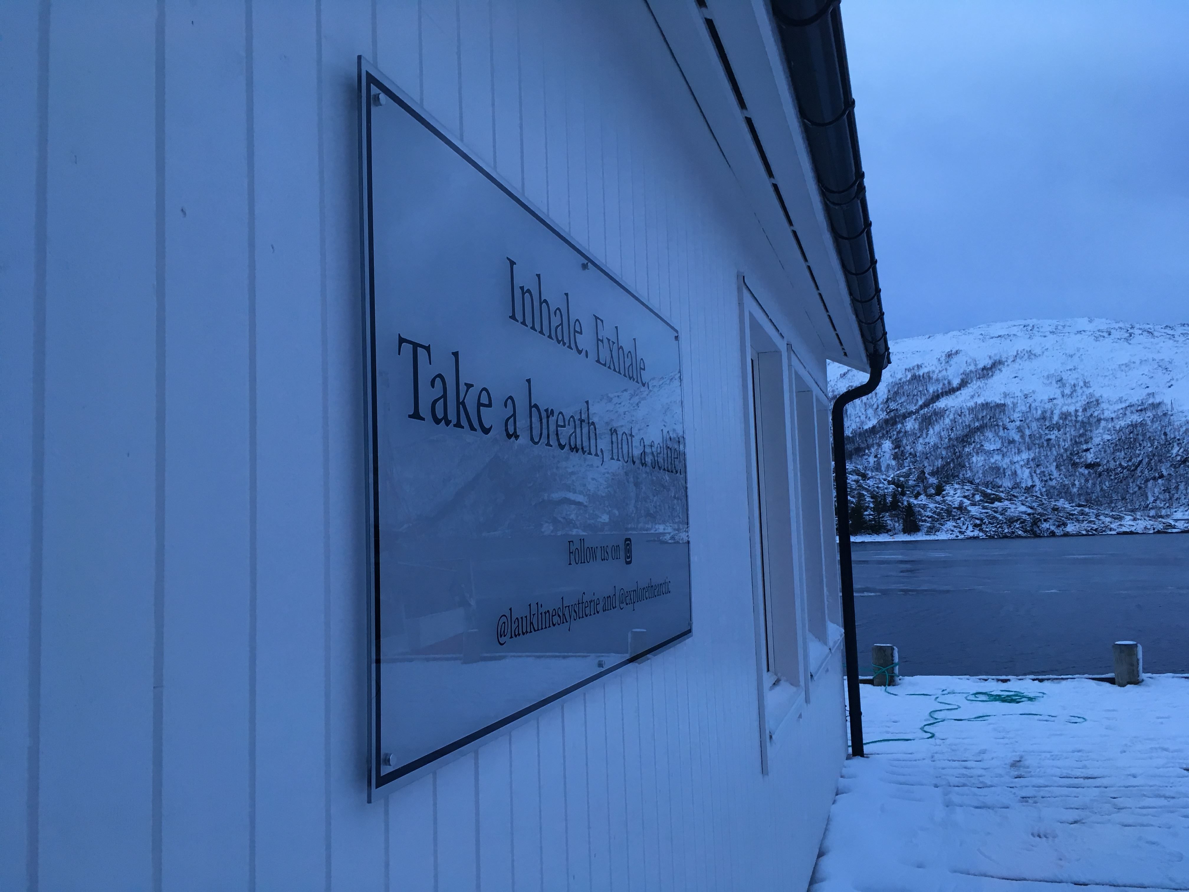 Lauklines in winter