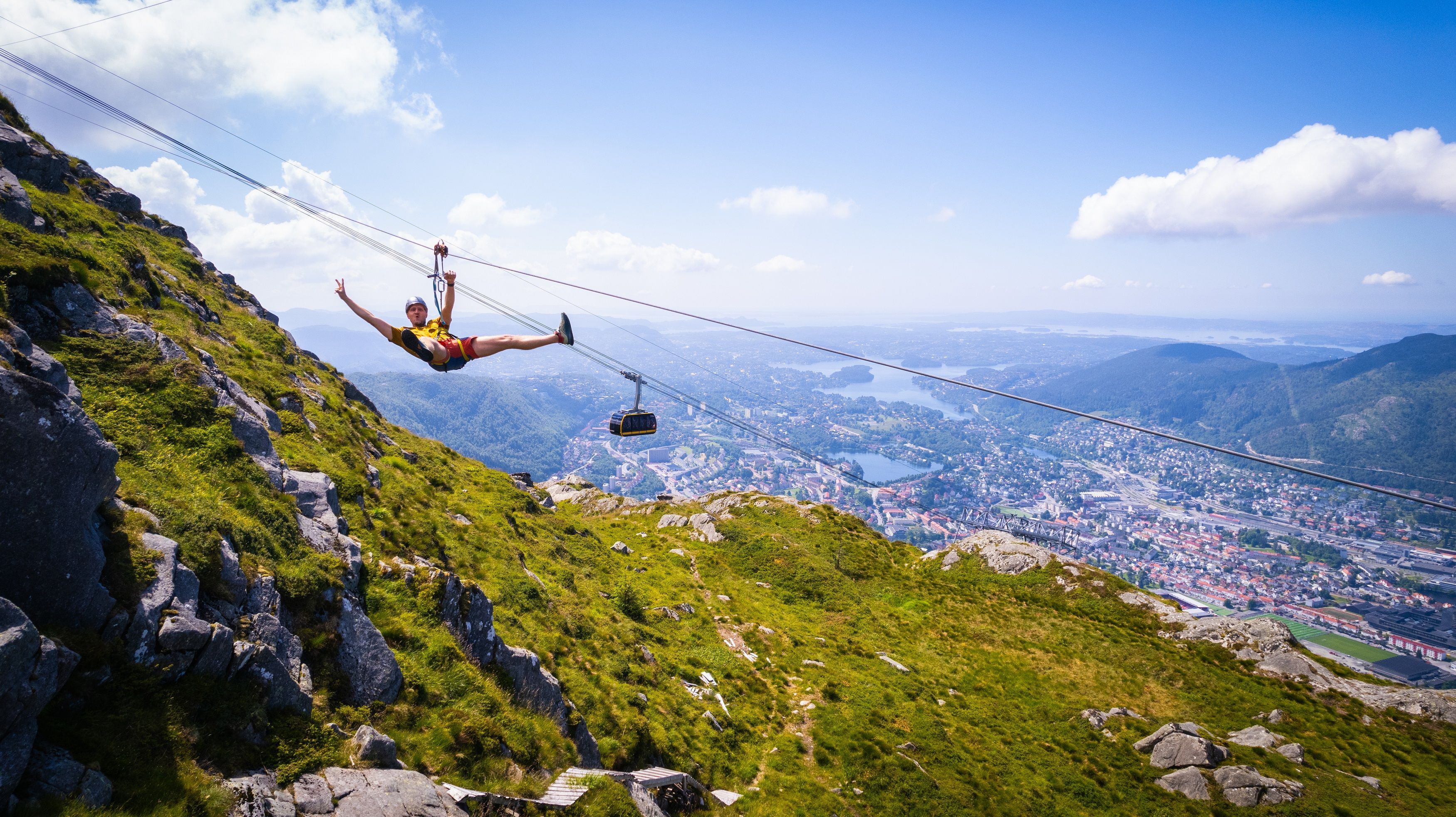 Zipline at Mount Ulriken