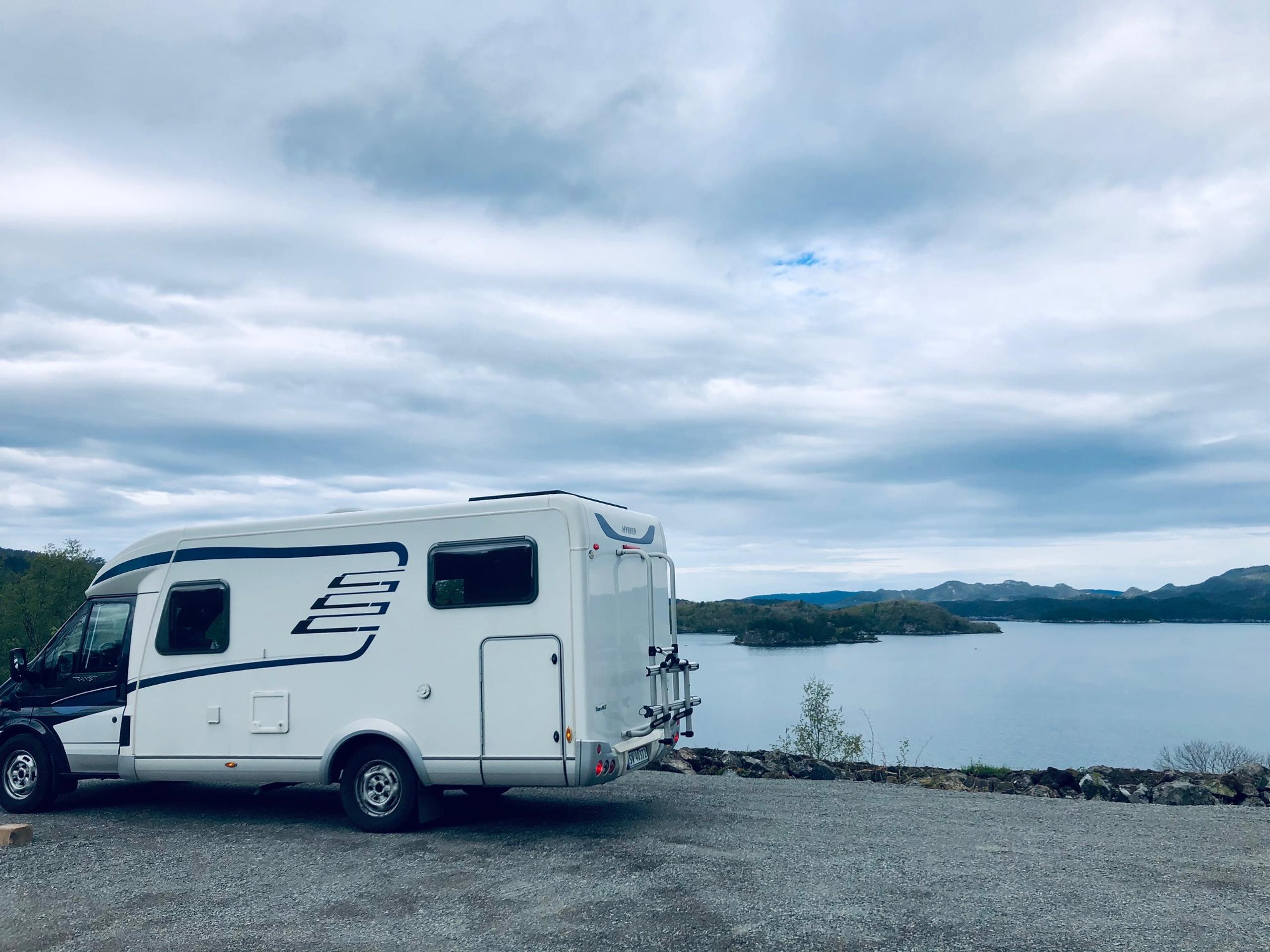 Caravan parking at Tysnes
