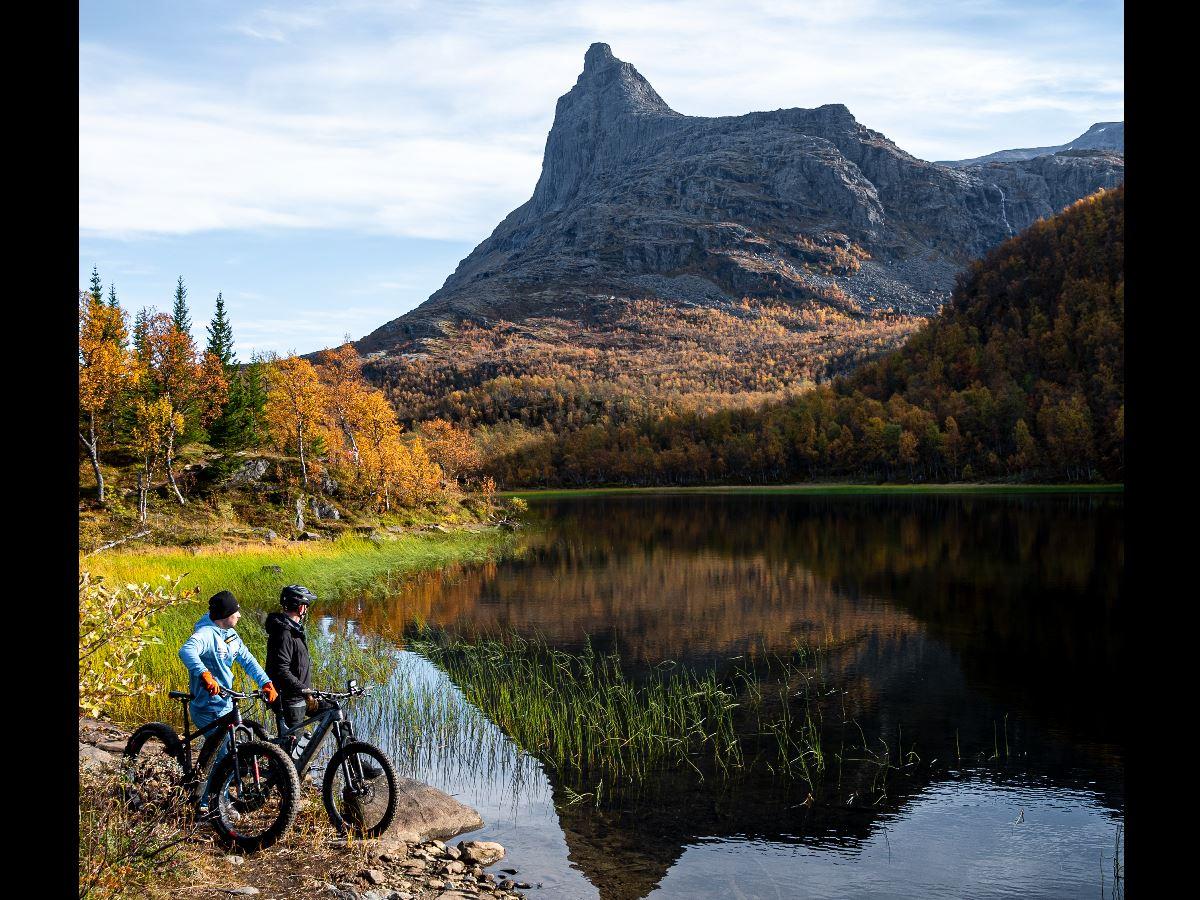 Mountains on an e-bike
