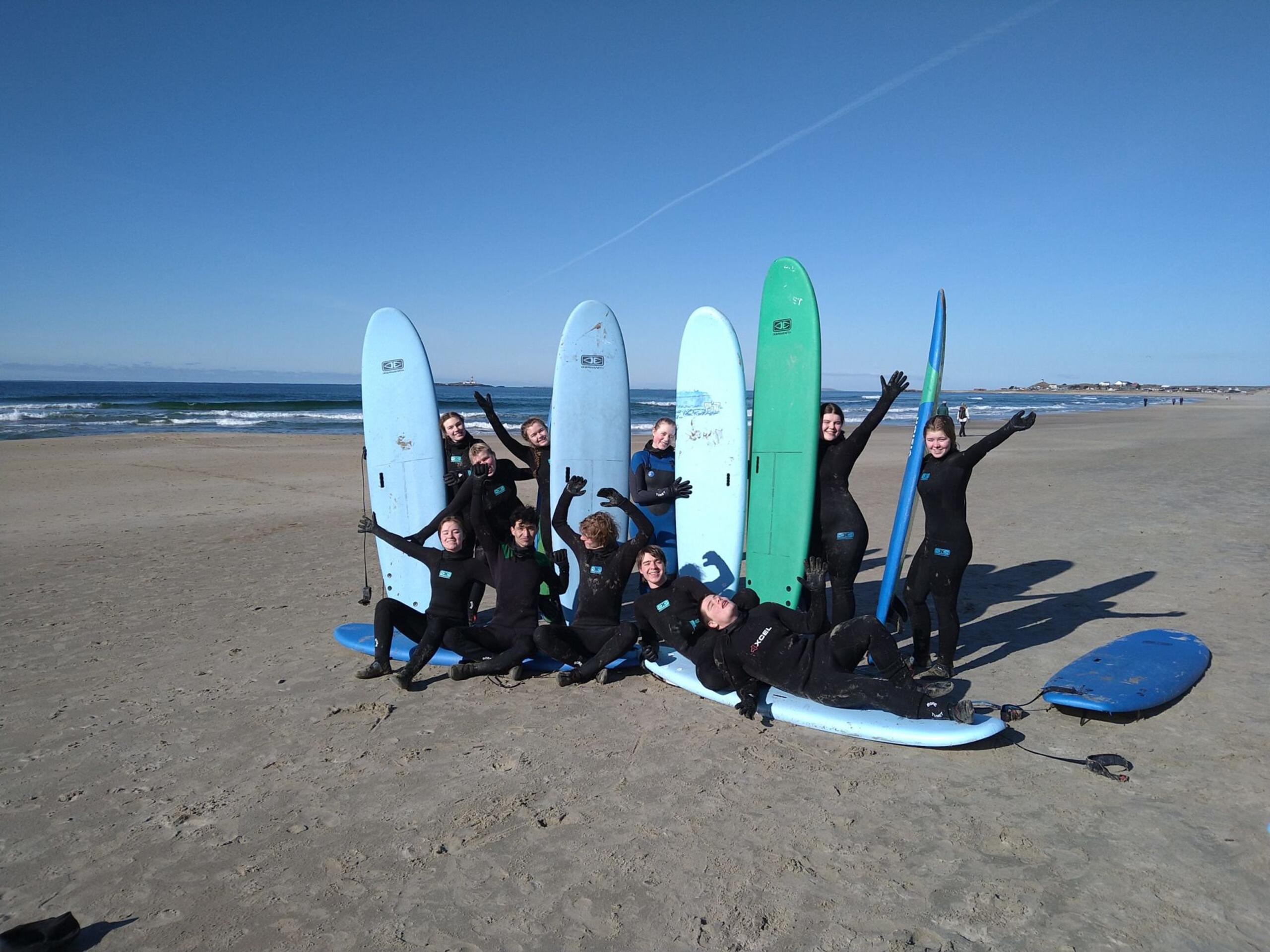 School trips and surfing at Boretunet