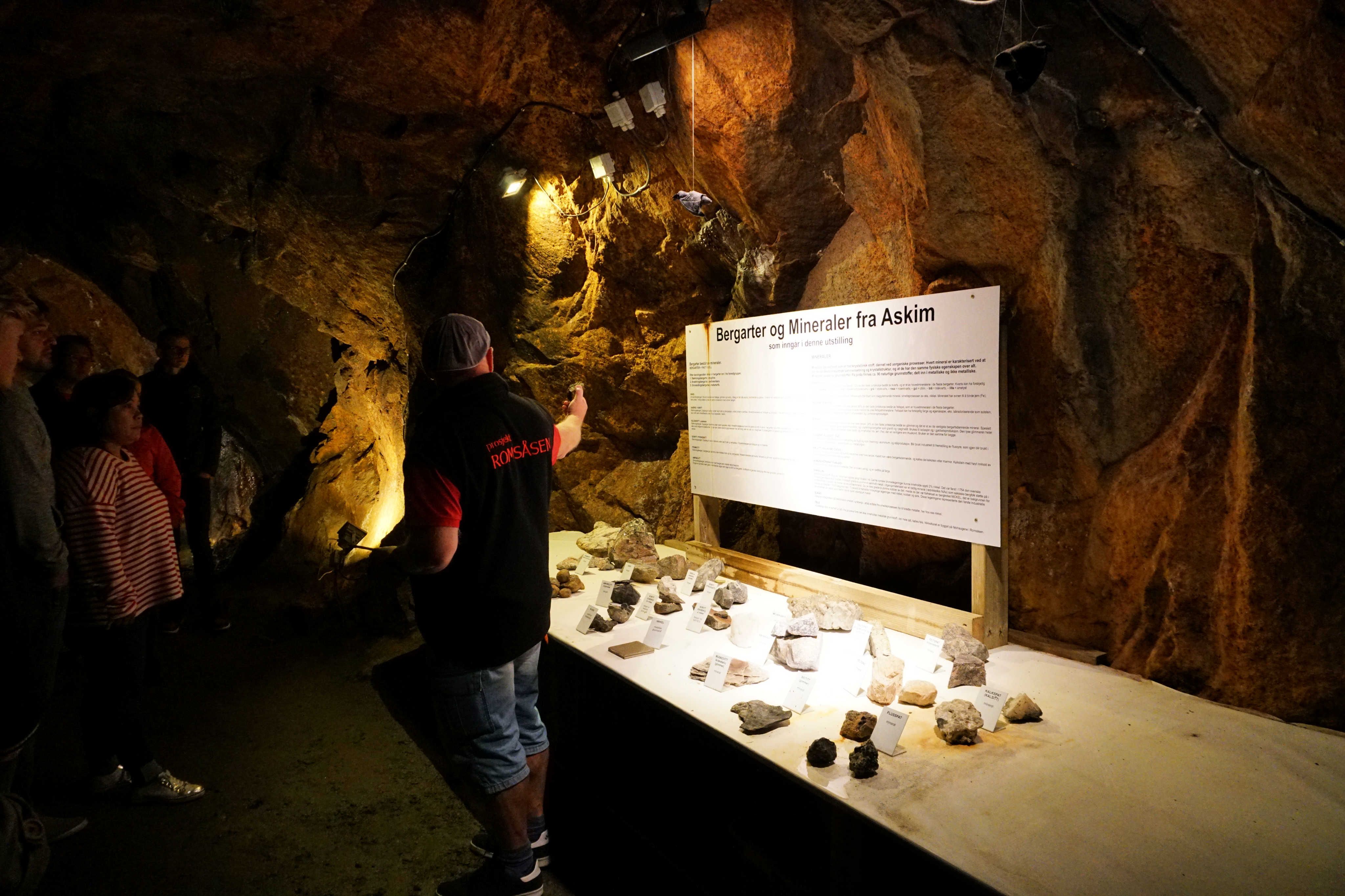 exhibition in the mines