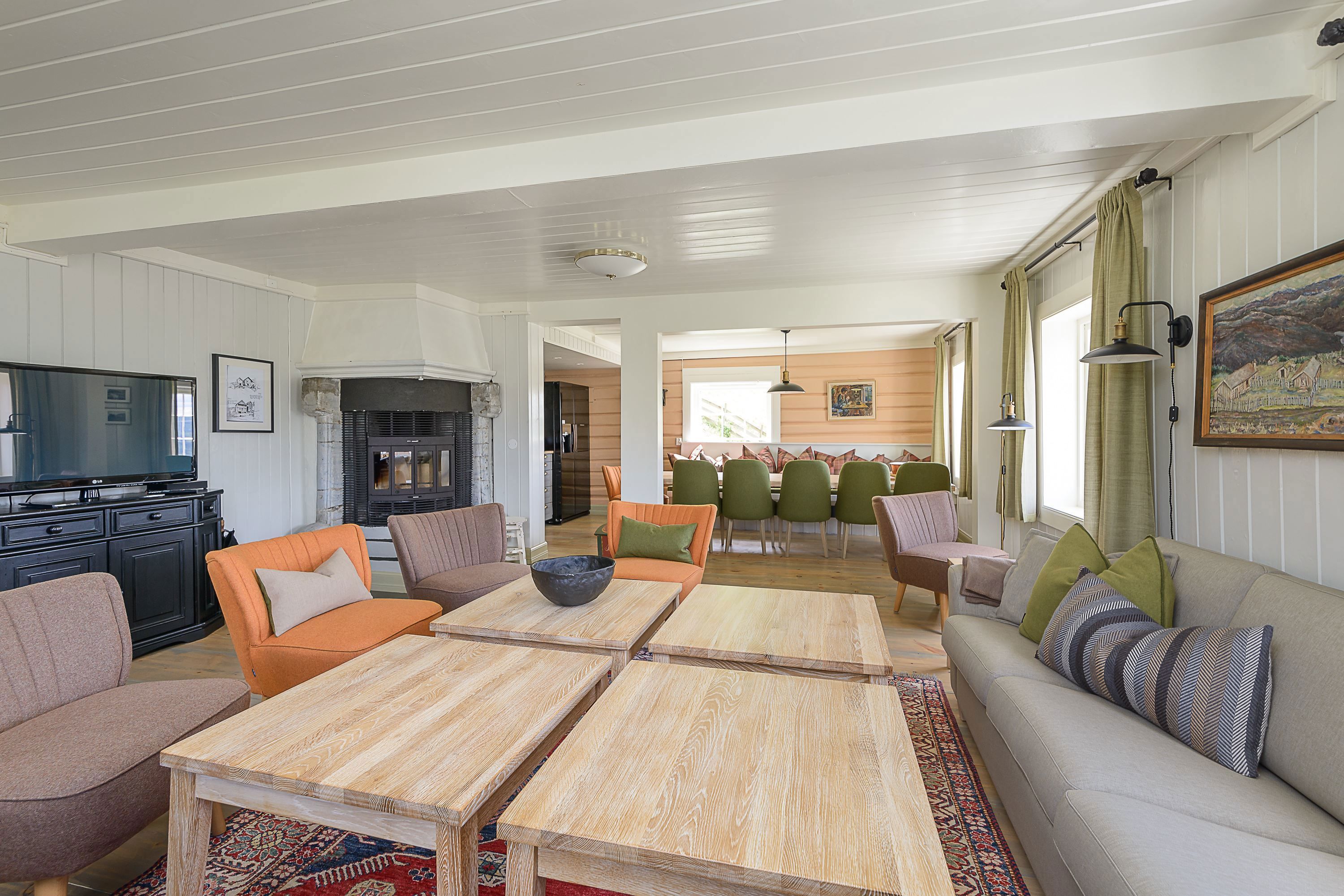 Living room Hafjell Farm main house