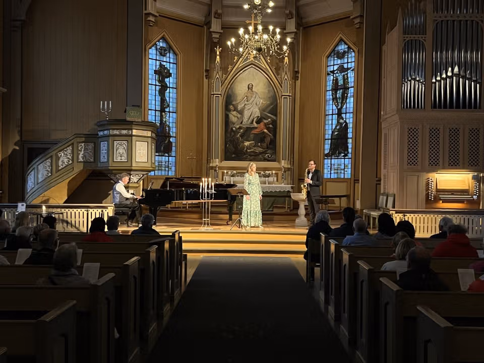 Concert inside the cathedral