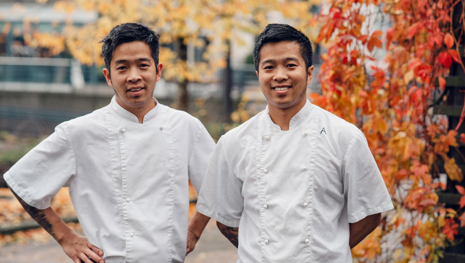kitchen staff at Jonas B Gundersen in Porsgrunn