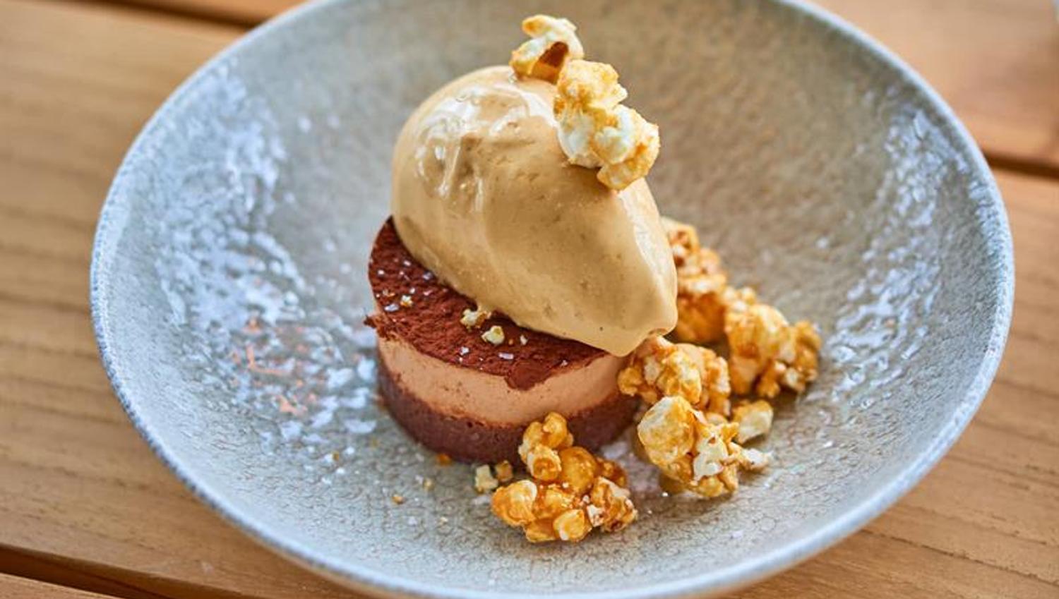 Detail of dessert