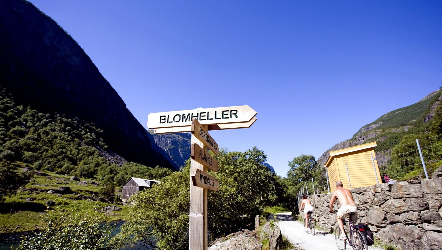 Cycling the Flåm valley