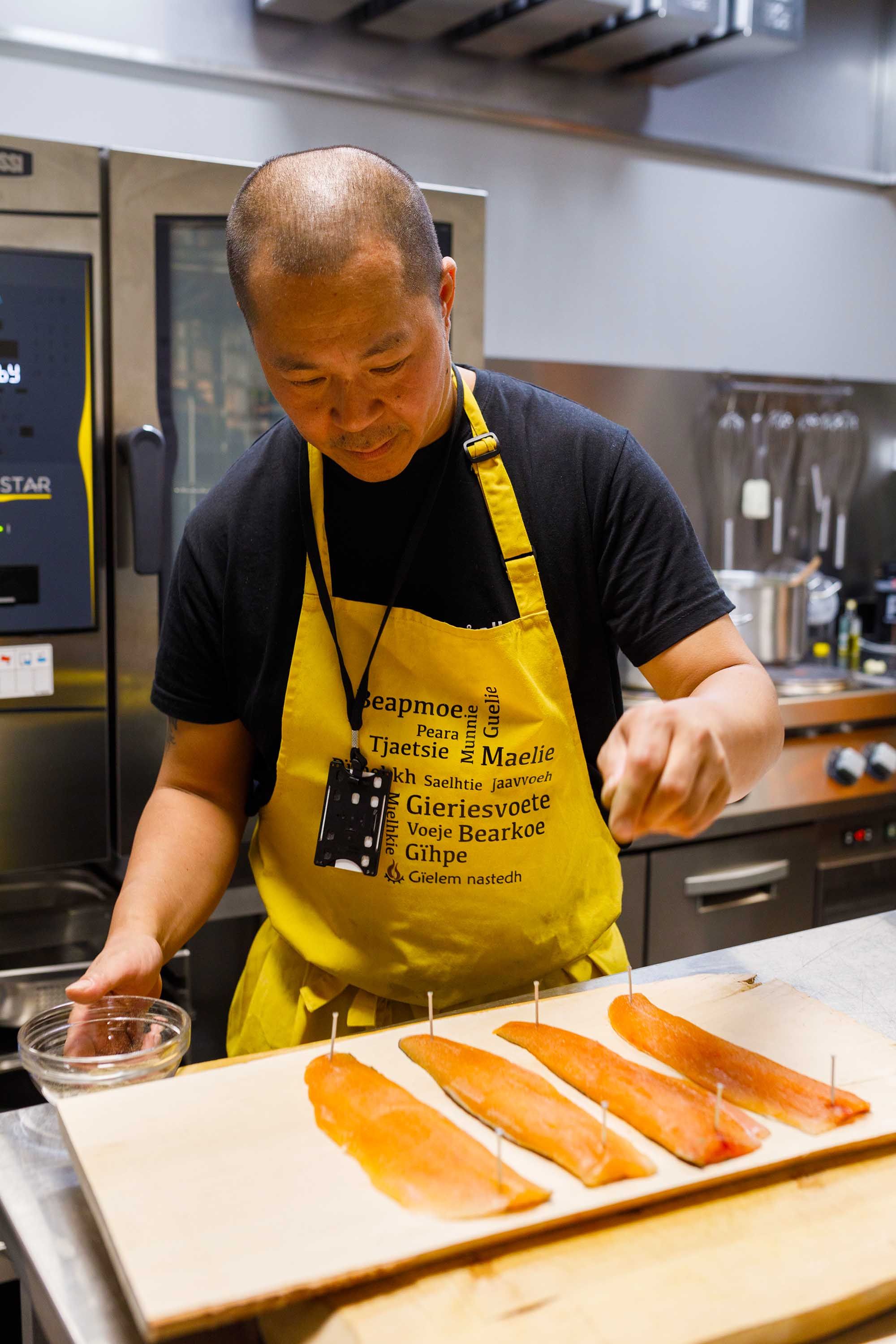 Kim - the chef at Saemien Sijte