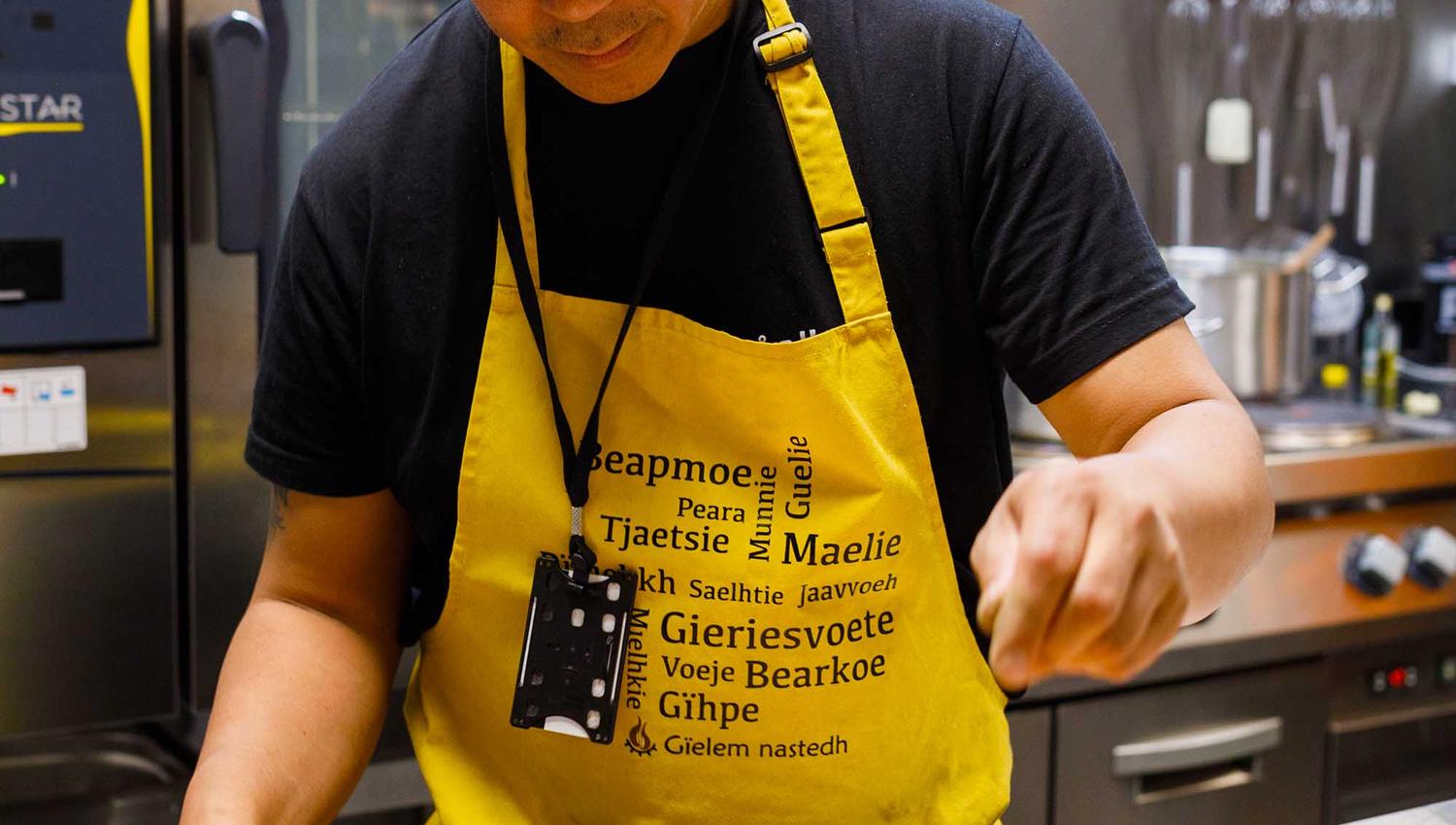 Kim - the chef at Saemien Sijte