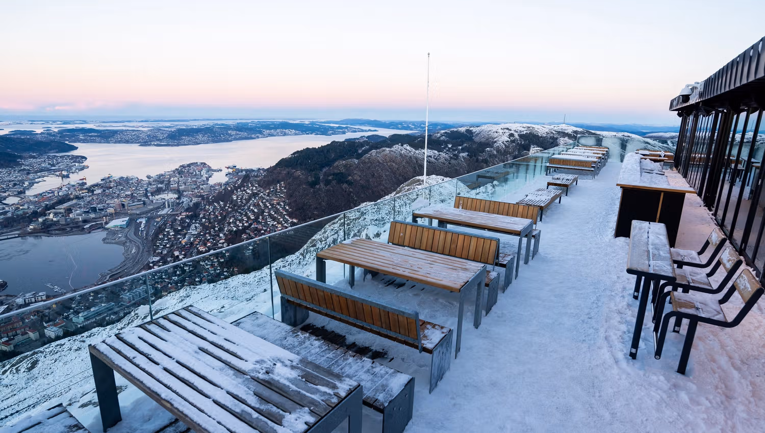 Winter at Mount Ulriken