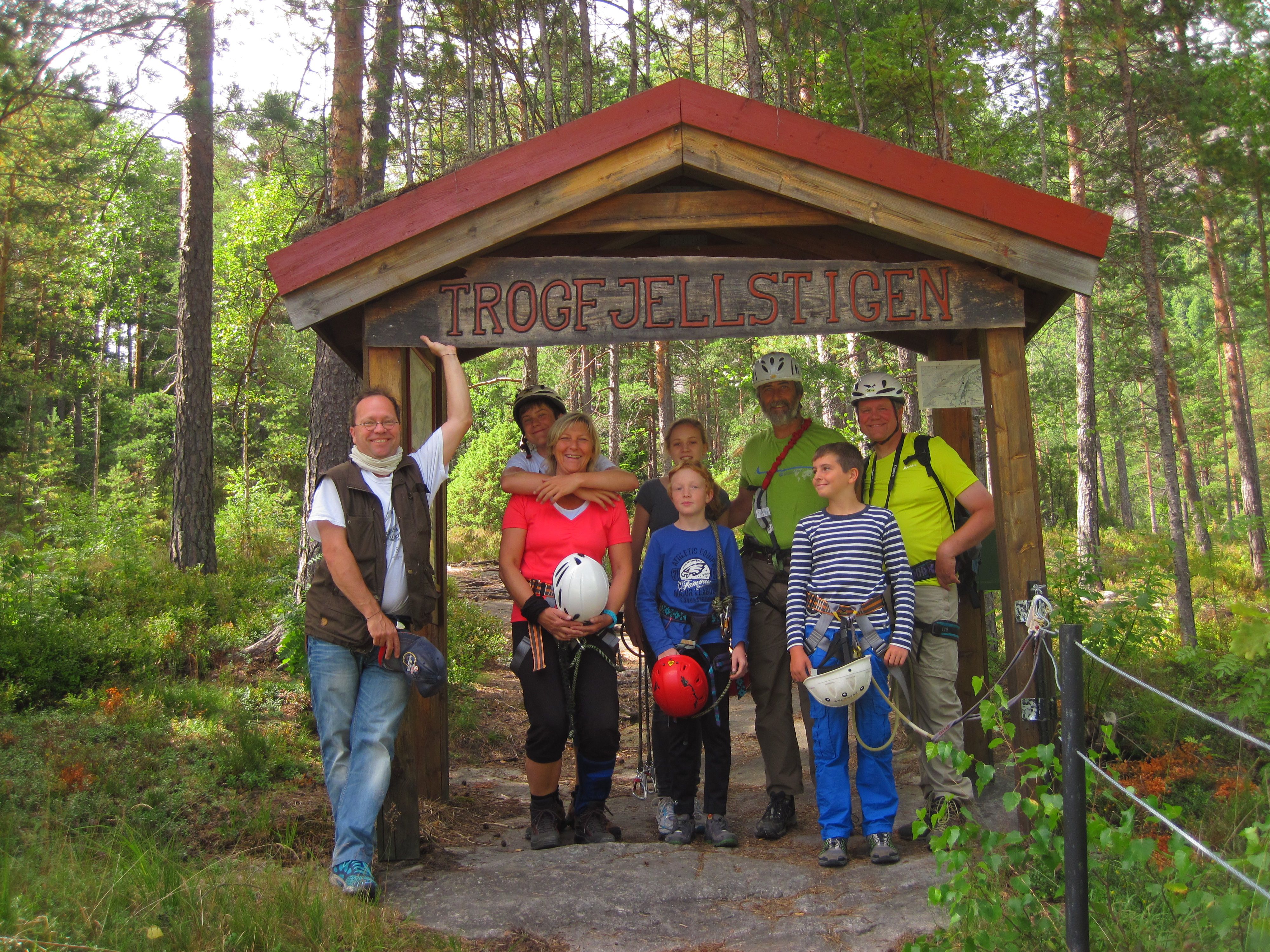 Visit Wilderness via ferrata starten