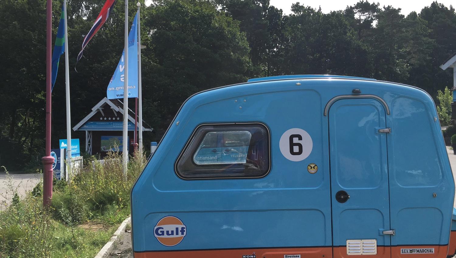 Kristiansand Feriesenter retro campingcar