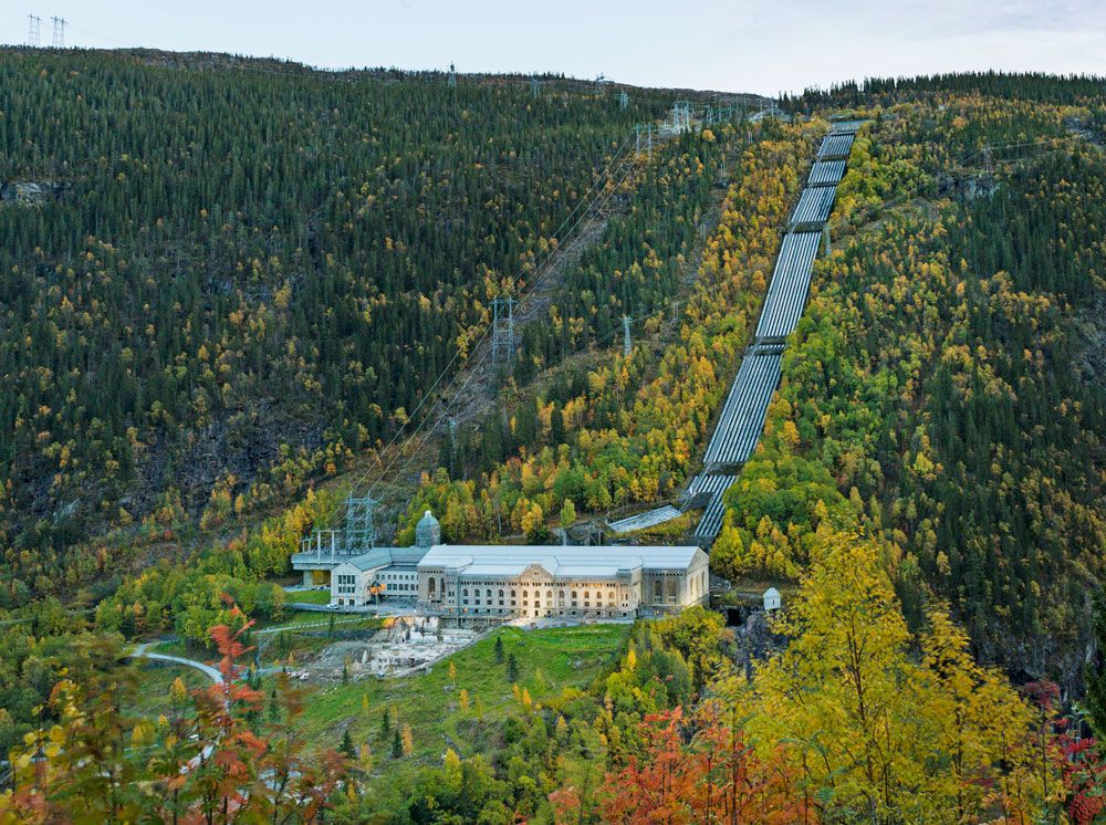 Industriarbeidermuseum om høsten
