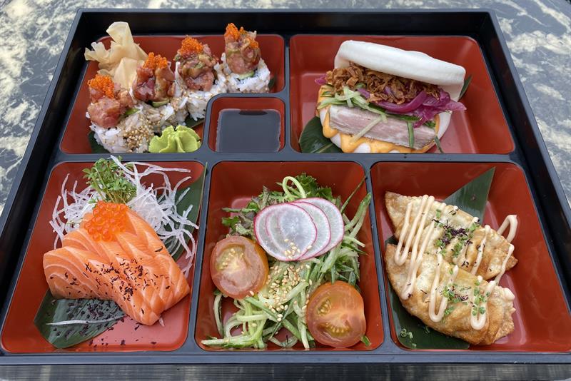 Detail of sushi.
