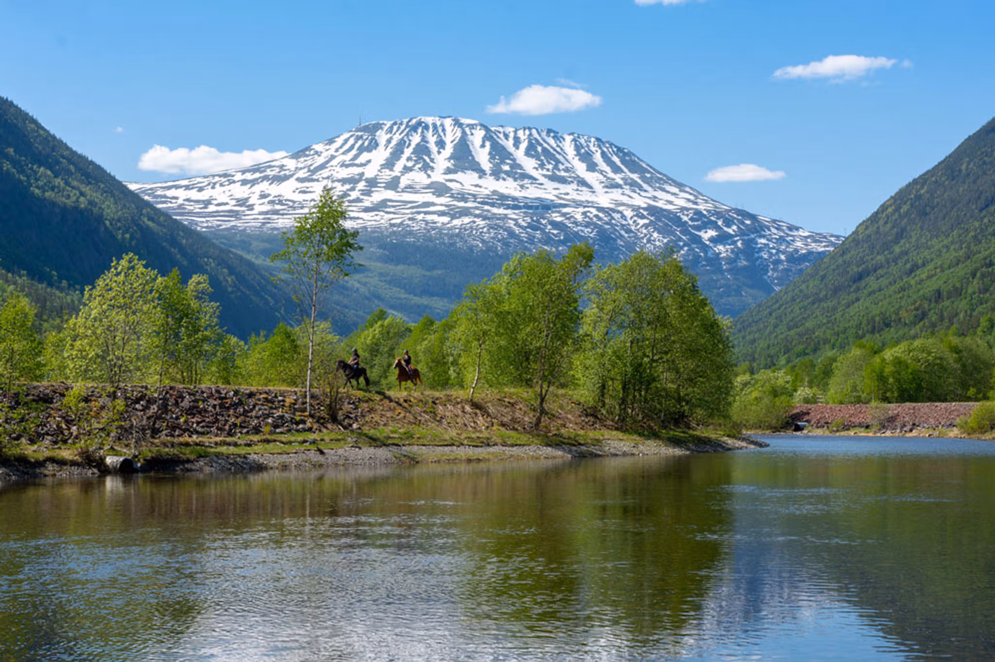 Gaustatoppen sett fra Miland