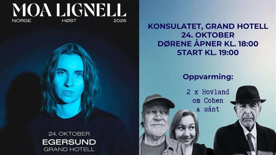 An evening of songs with Moa Lignell