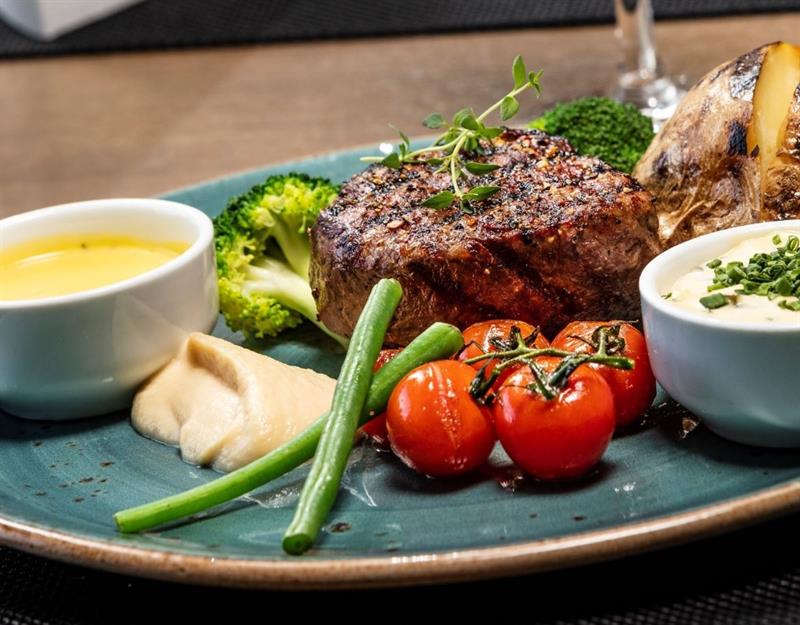 mat som serveres hos Restaurant Sjøloftet