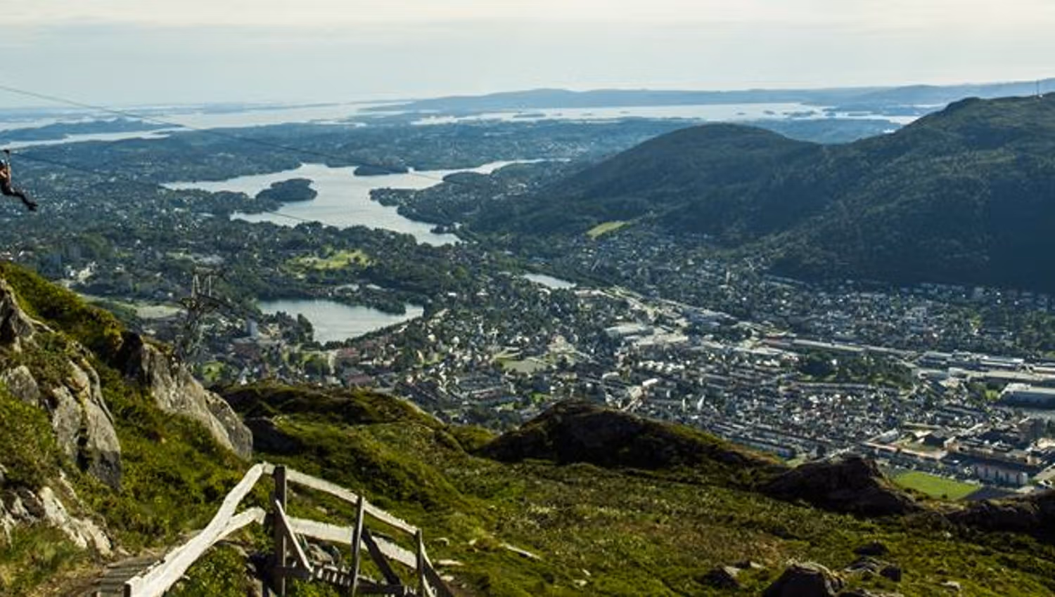 Zipline at Mt. Ulriken