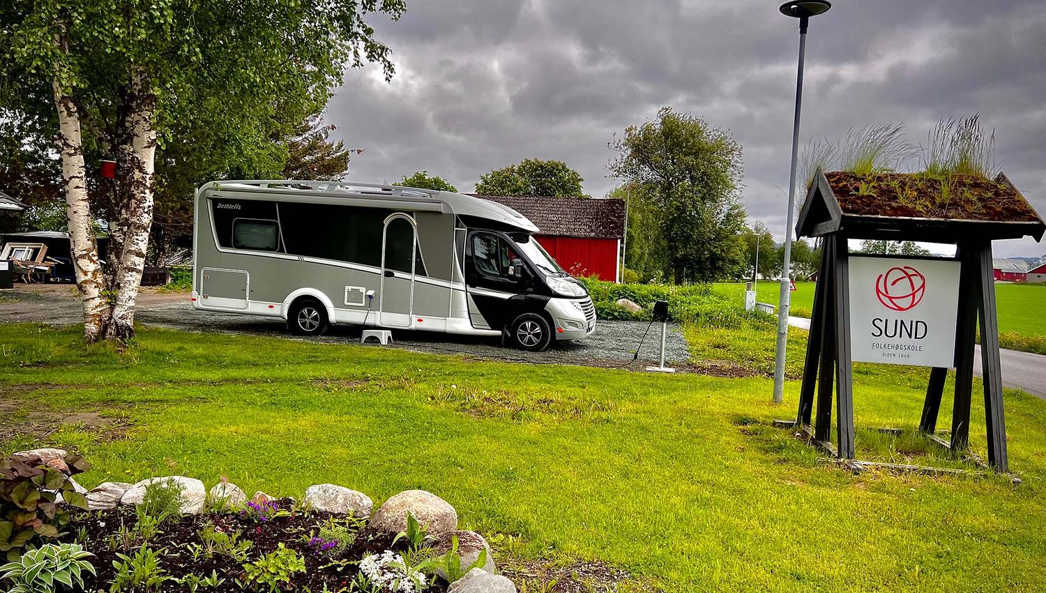 Bobil på Sund Sommerhotell