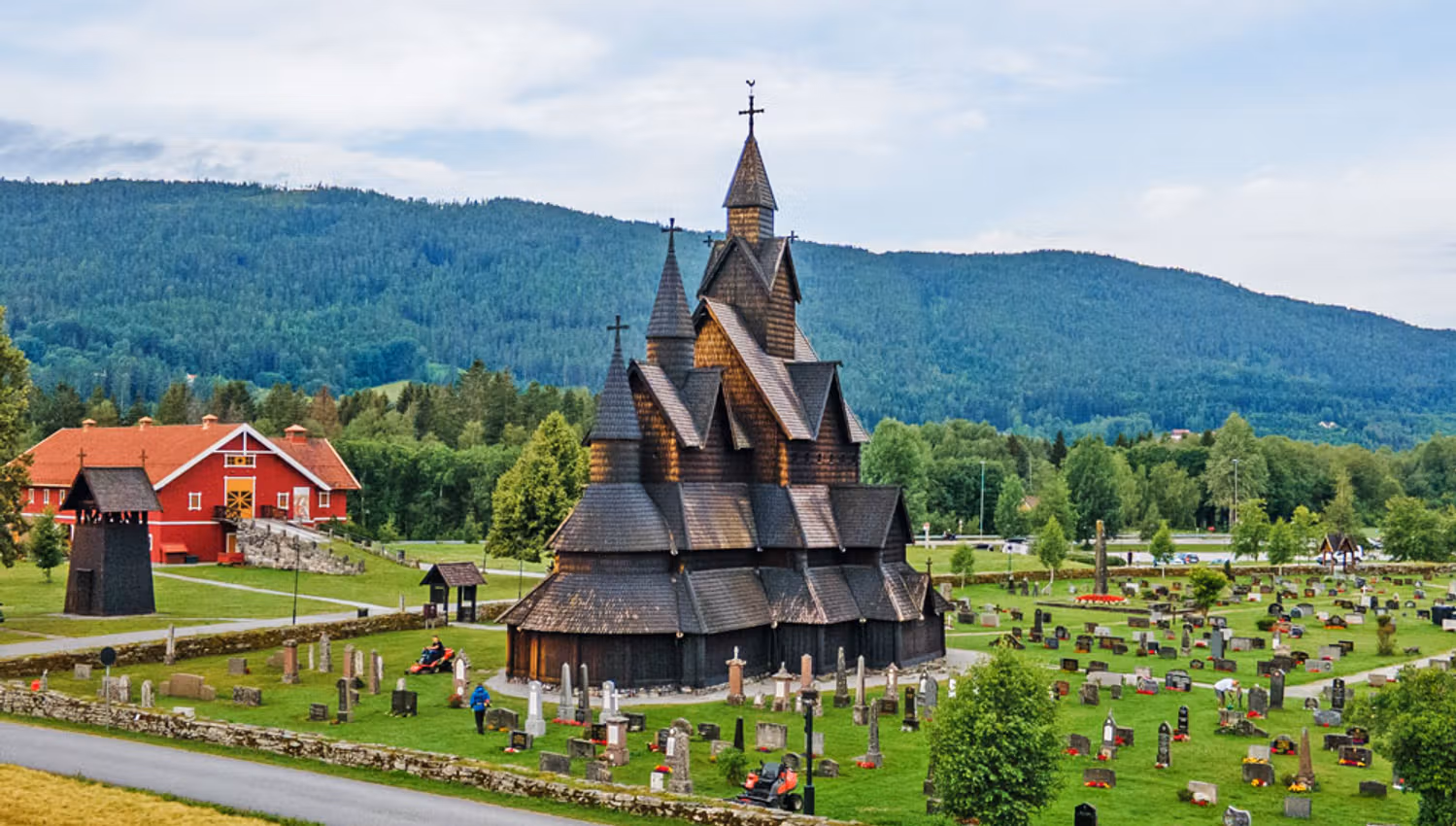 Heddal stave church in Notodden