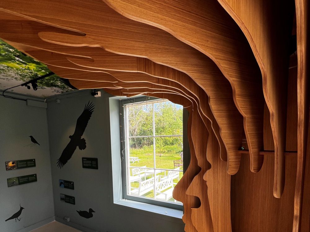 interactive exhibition at the visitor centre