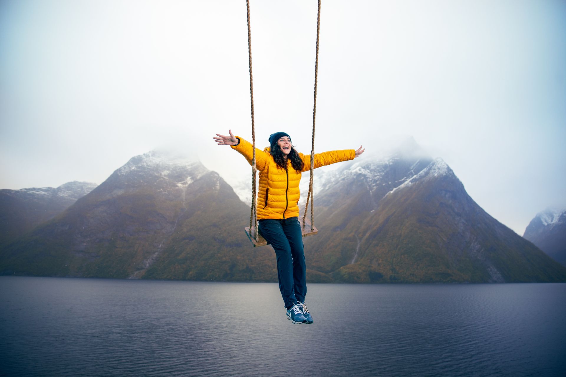 Swing at Christian Gaard in Trandal